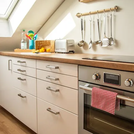 شقة Raum-wunder Mit Kueche Und Smart-tv كارلسروه